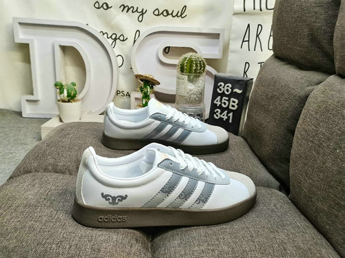 341D Adidas VL Court 2.0 series breathable, comfortable and lightweight casual shoes
