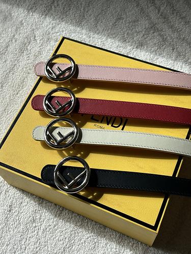 FENDI Belt Wholesale Fendi Girls' Belt Wholesale Original Genuine Leather Material in Stock Promotio