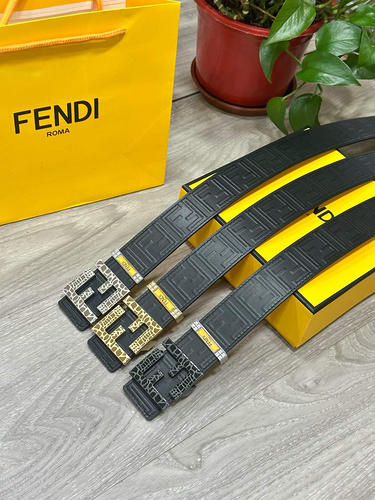 FENDI Belt Wholesale Fendi Men's Belt Wholesale Original Genuine Leather Material in Stock Promotion
