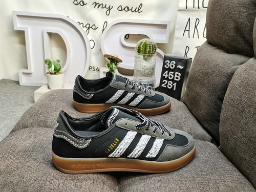 281D company level ✅ CLOT x Adidas Originals Gazelle BY EC IH3731 Comfortable, Versatile, Anti slip,