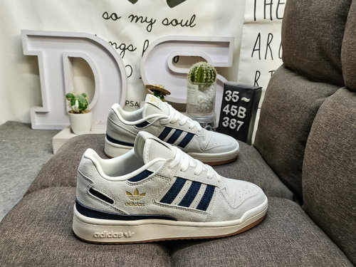 387D Adidas ORIGINALS Forum CL IF9681 low top versatile trendy casual sports board shoes. Based on t