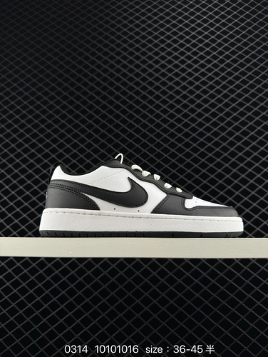 The Nike Court Borough Low 2 low top versatile breathable casual sports board shoe features a classi