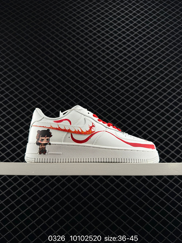Air Force 1 Low hand-painted graffiti, original last, original cardboard to create a pure Air Force 