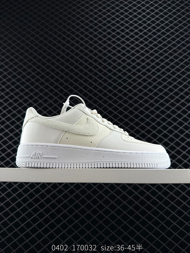 Company level Nike Nike Air Force 1; 07 Low Air Force One with air cushion white shoes, low top vers