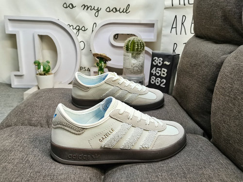 862D company level ✅ CLOT x Adidas Originals Gazelle BY EC IH3719 Comfortable, Versatile, Anti slip,