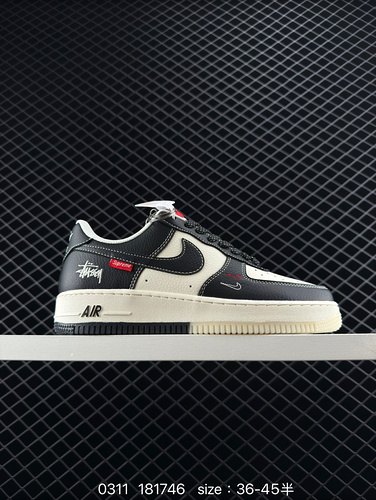 230 [Customized Version] Nk Air Force 1&# x27; 07 Low Studsi co branded Pigsy Xiaohongbiao Air F