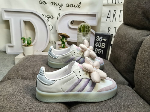 1Adidas SAMBAE W JR3335 genuine half size system # using suede combined with environmentally friendl