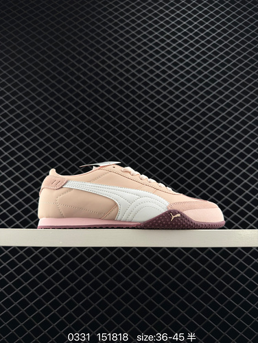 90 Puma UT Silver White Puma Roman Amor Series Retro Sports and Leisure Racing Shoes, a globally ren