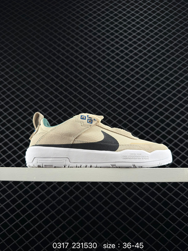 company level ✅ Nike SB DAY ONE suede leather mesh leather suede simple comfortable leather anti sli