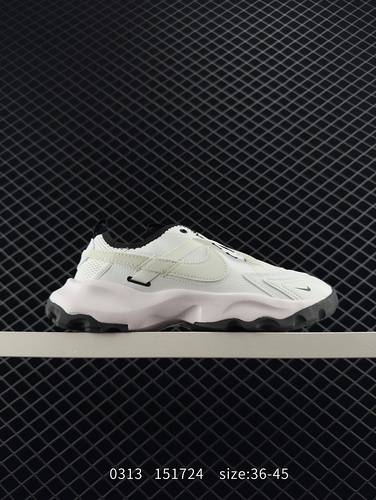The new Nike TC 7900 sports shoe is a dad shoe, with interwoven straps and hooks, as well as its rou