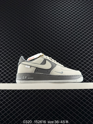 Nike/Nike Air Force Low cut Men's and Women's Shoes with half size real logo, original last paper ve
