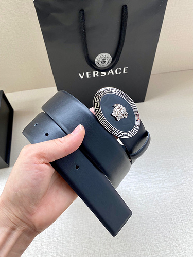Versace Belt Wholesale Versace Men's Belt Wholesale Original Genuine Leather Material in Stock Promo