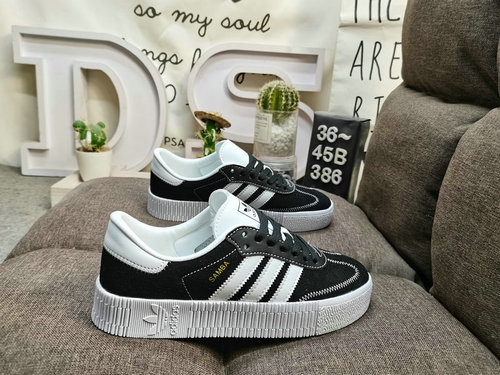386DAdidas SAMBAE W FU0666 genuine half size system # using suede combination environmentally friend