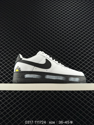 The Nike Air Force 1 Low is a versatile low top casual sports board shoe with soft and elastic cushi