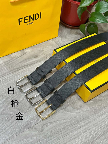 FENDI Belt Wholesale Fendi Men's Belt Wholesale Original Genuine Leather Material in Stock Promotion