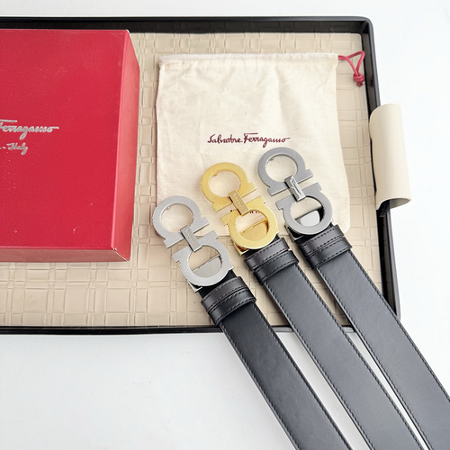 FERRGEMO Belt Wholesale Ferragamo Men's Belt Wholesale Original Genuine Leather Material in Stock Pr