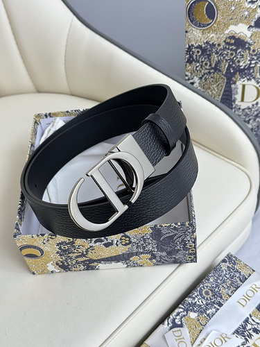 DIOR Belt Wholesale Dior Men's Belt Wholesale Original Genuine Leather Material in Stock Promotion W