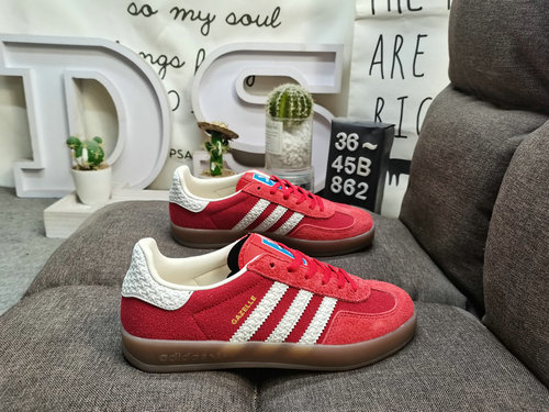 862D Adidas Gazelle Indoor IF18 casual, durable, lightweight, low top board shoes. This Adidas sport