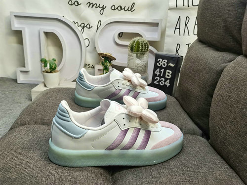 243DAdidas SAMBAE W JR3335 genuine half size system # using suede combination environmentally friend