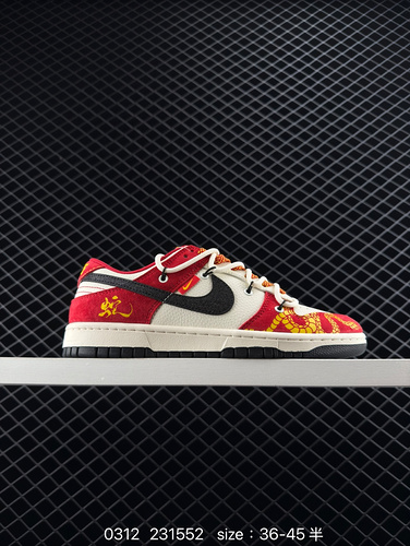 260 [Company level] Nike Dunk Low Retro sneakers, retro sneakers, deconstructed straps, double shoel