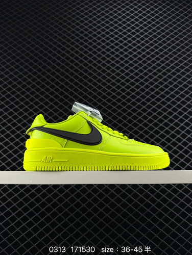 Nike/Nike Air Force Big Hook Men's and Women's Shoes with half size real logo, original last paper v