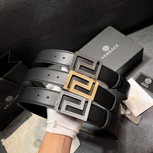 Versace Belt Wholesale Versace Men's Belt Wholesale Original Genuine Leather Material in Stock Promo