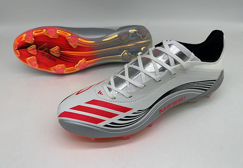 Arrived) Adidas Messi exclusive color F50+ultra light football shoes FG nail Adidas F50 FG 39-45
