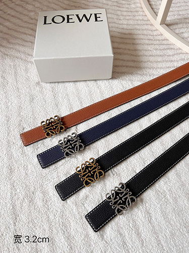 LOEWE belt wholesale, Luoyiwei men's belt wholesale, original leather material in stock promotion, w