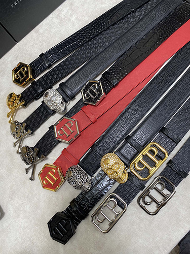 Philipp Plein belt wholesale Philipp Plein men's belt wholesale original leather material in stock p