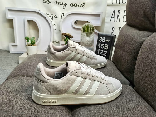 122DAdidas GAMETALKER JQ2721 Adidas Clover Fashion Trendy Board Shoes Suede suede anti slip and wear