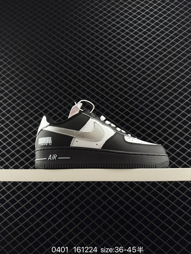 The Nike Air Force 1 Low is a versatile low top casual sports board shoe with soft and elastic cushi