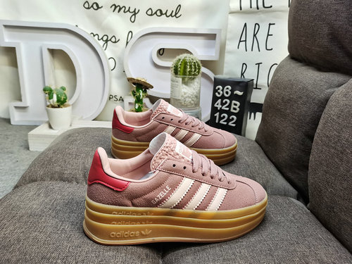122D ✅ Adidas Originals Gazelle INdoor JH9666 Three Leaf Clover Casual Anti Slip Wear Resistant Low 