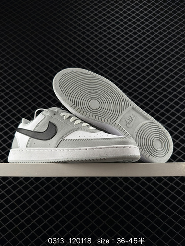 90 Nike Court Vision Fashionable, Comfortable, Anti slip, Wear resistant Low cut Board Shoes for Men