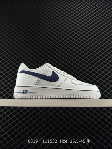 company level ✅ Nike Air Force 1 Low White and Blue Original Last, Original Paperboard, Creating Aut