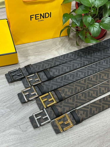 FENDI Belt Wholesale Fendi Men's Belt Wholesale Original Genuine Leather Material in Stock Promotion