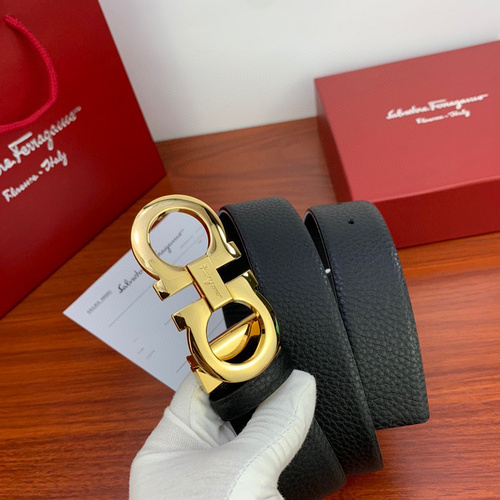 FERRGEMO Belt Wholesale Ferragamo Men's Belt Wholesale Original Genuine Leather Material in Stock Pr