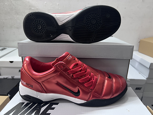Arrived 39-45) Nike T90 Series MD Bottom Indoor IC Flat Bottom Football Shoes NIKE T90 IC 39-45