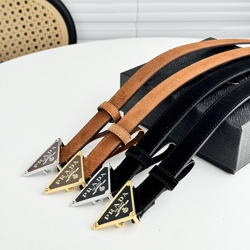 PRADA belt wholesale Prada women's belt wholesale original leather material in stock promotion width