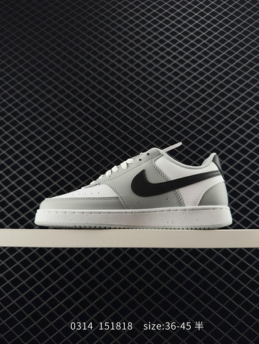 90 Nike Court Vision Fashionable, Comfortable, Anti slip, Wear resistant Low cut Board Shoes for Men