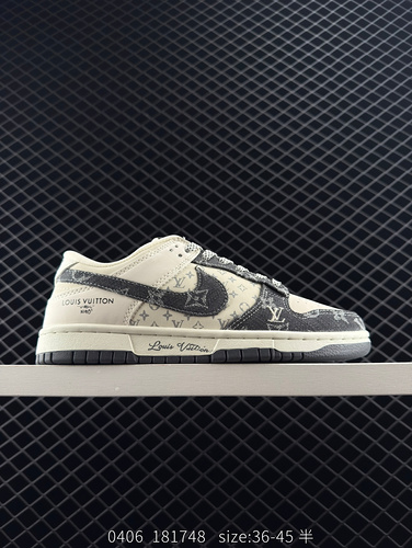 240 [Company level] Nike Dunk Low Retro sneakers retro board shoes Louis Vuitton collaboration. As a