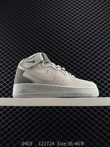 Nike AIR FORCE 1'07 defending champion Air Force One high top versatile casual sports board shoes. T