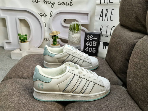 405D Adidas Three Leaf Clover Originals Superstar Shell Head Classic Versatile Casual Sports Board S
