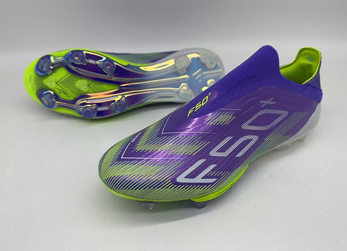 Arrival 39-45) Adidas F50+series fully knitted waterproof shoeless FG football shoes adidas F50+FG 3