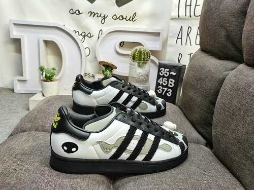 373D Adidas Three Leaf Clover Originals Superstar JQ8778 Shell Head Classic Versatile Casual Sports 