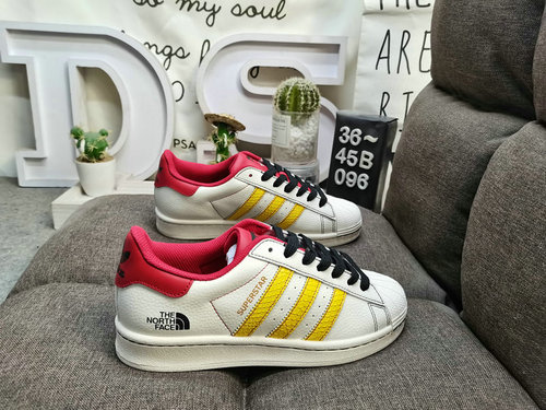 096D Adidas Three Leaf Clover Originals Superstar Shell Head Classic Versatile Casual Sports Board S