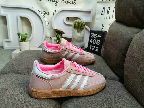 122DAdidas ORIGINALS Handball Spzl JI2654 Adidas low top comfortable, trendy, lightweight, wear-resi