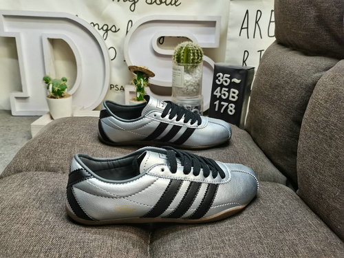 178Dadidas Origins TOKYO JQ3024 Classic Comfortable Anti slip Wear resistant Low cut Board Shoes for