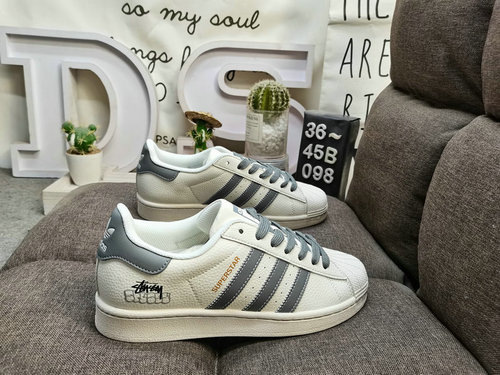 098D ADIDAS SUPERFINGER SUPERSTAR HD2209 Clover ☘️ Classic Shell Head Series New Casual Board Shoes 