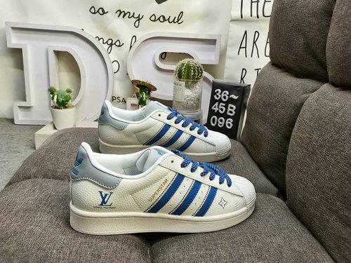 096D ADIDAS SUPERFINGER SUPERSTAR Clover ☘️ Classic Shell Head Series New Casual Board Shoes Trendy 