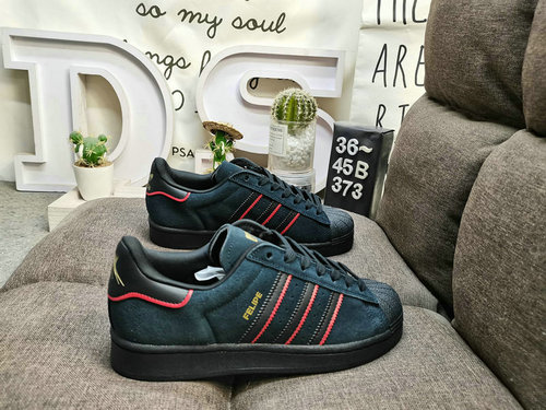 373D Adidas Three Leaf Clover Originals Superstar JR7831 Shell Head Classic Versatile Casual Sports 